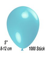 Luftballons 12 cm, Hellblau, 1000 Stück