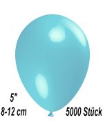 Luftballons 12 cm, Hellblau, 5000 Stück