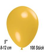 Luftballons 12 cm, Maisgelb, 100 Stück
