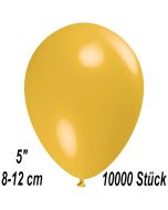 Luftballons 12 cm, Maisgelb, 10000 Stück