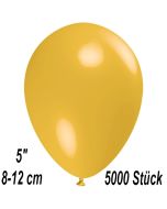 Luftballons 12 cm, Maisgelb, 5000 Stück