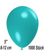 Luftballons 12 cm, Türkis, 1000 Stück