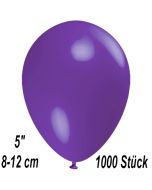 Luftballons 12 cm, Violett, 1000 Stück