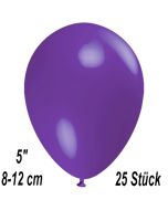 Luftballons 12 cm, Violett, 25 Stück