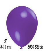 Luftballons 12 cm, Violett, 5000 Stück