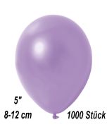 Kleine Metallic Luftballons, 8-12 cm, Lila, 1000 Stück