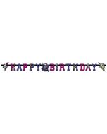 Monster High Geburtstagsbanner zum Kindergeburstag