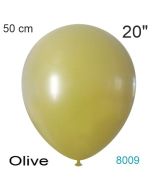 Luftballon in Vintage-Farbe Olive, 20"