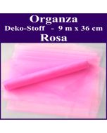 Organza Deko-Stoff, Rosa