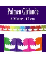 Palmen Girlande, 6 Meter lang