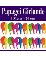 Papagei Girlande