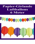 Papier-Girlande-Luftballons