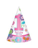 Partyhuetchen Sweet Birthday Girl zum 1. Geburtstag Maedchen