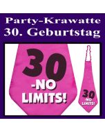 Partykrawatte zum 30. Geburtstag