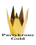 Partykrone Gold, Verkleidung zu Hen Night, Hen Party und Junggesellinnenabschied