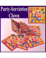 Party-Servietten Clown