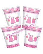 Shower with Love Girl Partybecher