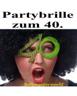 Party-Brille zum 40. Geburtstag