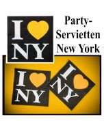 Servietten New York, Partydekoration USA