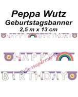 Kindergeburtstagsbanner Peppa Pig