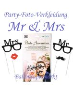 Party-Foto-Verkleidung Mr & Mrs