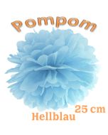 Pompom Hellblau, 25 cm