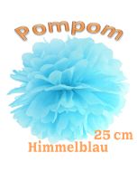 Pompom Himmelblau, 25 cm