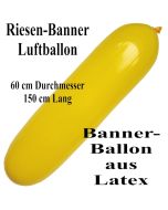 Riesen-Banner-Luftballon, Gelb