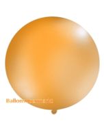 Großer Rund-Luftballon, Pastell-Orange, 100 cm