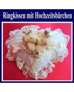 Ringkissen mit Hochzeitsbärchen