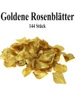 Goldene Rosenblätter, 144 Stück