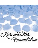 Rosenblätter Himmelblau