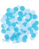 Seidenpapier-Konfetti, Punkte, Blau, 14 Gramm