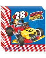 Micky Maus Roadster Racers Servietten zum Kindergeburtstag
