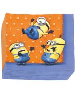 Party-Servietten, Minions, Papierservietten zum Kindergeburtstag