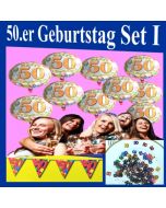 Geburtstagsdeko-Set 1 zum 50. Geburtstag