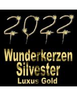 Zahlen-Wunderkerzen Gold Silvester 2022