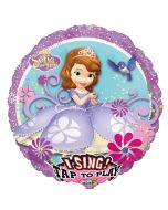 Singender Luftballon Sofia the First, inklusive Helium, versandoptimiert