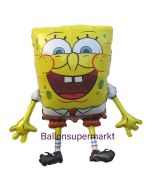 SpongeBob Luftballon aus Folie ohne Helium, Schwammkopf Ballon