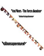 Star Wars The Force Awakens Geburtstagsbanner zum Kindergeburstag