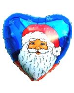 Weihnachtsdekoration, Weihnachtsballons, Weihnachts-Mini Set  Nikolaus/blau &quot;10&quot;
