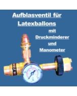 Ballongas Auffüllventil für Latexballons