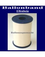 Ballonband, Luftballonbänder 1 Rolle 500 m, Elfenbein