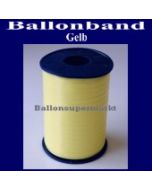 Ballonband, Luftballonbänder 1 Rolle 500 m, Gelb
