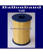 Ballonband, Luftballonbänder 1 Rolle 500 m, Gold