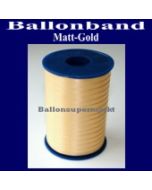 Ballonband, Luftballonbänder 1 Rolle 500 m, Matt-Gold