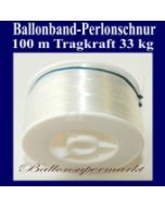 Ballonband, Perlonschnur, Rolle 100 Meter