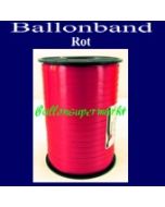 Ballonband, Luftballonbänder 1 Rolle 500 m, Rot