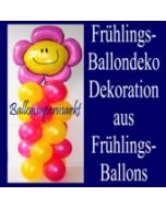 Ballondekoration-Frühlingserwachen, Dekoration aus Frühlingsballons