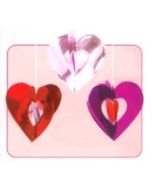 3D  Hanging Decoration Hearts